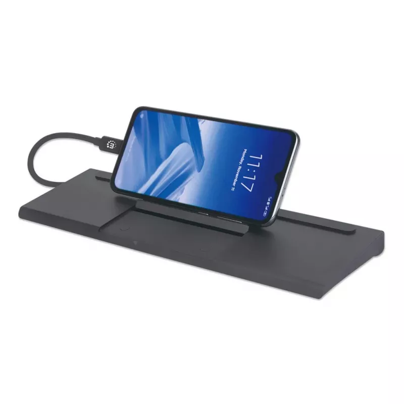 Manhattan USB-C Dock/Hub mit Kartenleser und MST, Anschlüsse (x9): Audio 3,5 mm, DisplayPort, Ethernet, HDMI, USB-A (x3), USB-C und VGA, mit Power Delivery (100 W) zum USB-C-Anschluss (Hinweis: zusätzliches USB-C-Netzteil und USB-C-Kabel erforderlich), alle Anschlüsse können gleichzeitig genutzt werden