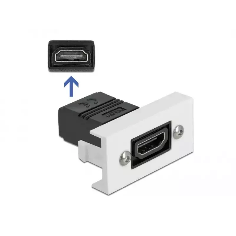 HDMI Modul DeLOCK Easy 45 gerade 22,5 x 45 mm