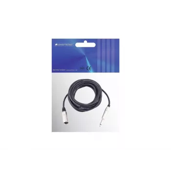 Audiokabel Omnitronic 3022519D 10 m XLR 3-Pin 6,35 mm Schwarz