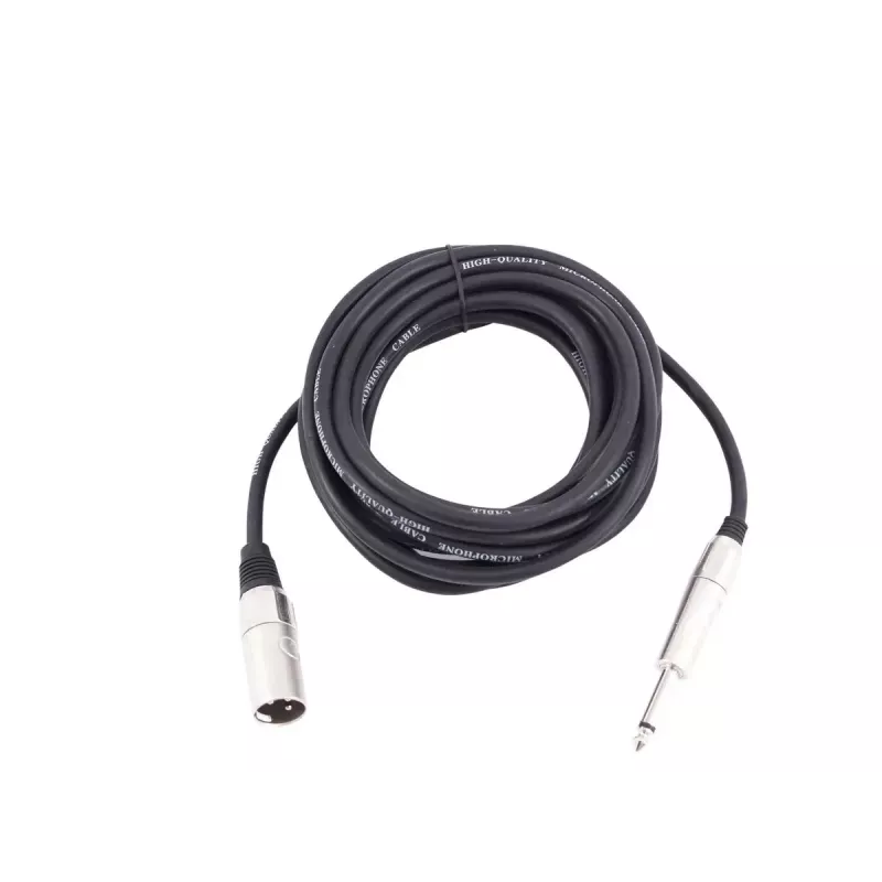 Audiokabel Omnitronic 3022519D 10 m XLR 3-Pin 6,35 mm Schwarz
