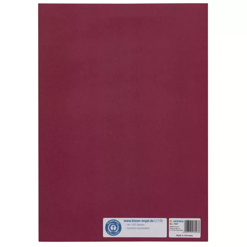 Zeitschriften-/Buchumschlag HERMA 7047 Rot