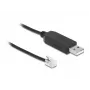 DeLOCK 66738 USB-zu-RS-232-RJ10-Adapterkabel für Meade Autostar