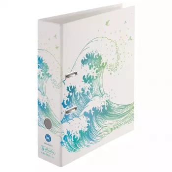 Ringbuch A4 Herlitz 50033393 Blau Grün Weiß