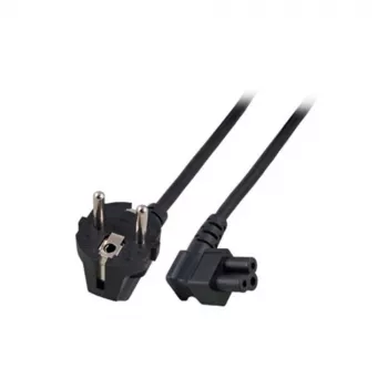 ACT Netzkabel CEE 7/7 Stecker (gewinkelt) - C5 (gewinkelt) schwarz 1 m