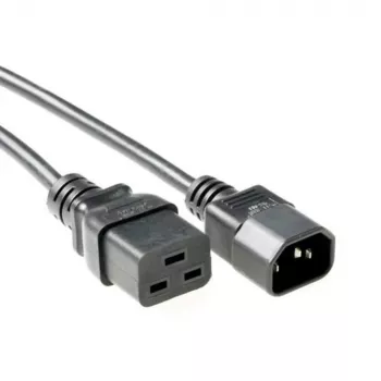 Stromkabel C14 - C19 schwarz 1 m ACT Powercord AK5439