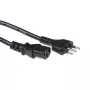 Stromkabel ACT Powercord Italienischer Stecker - C13 schwarz 1,8 m