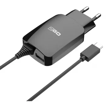 Indoor-Ladegerät 2GO 797167 Universal Schwarz AC 5V 1,4m Kabel