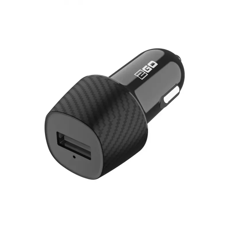 Mobiles Ladegerät 2GO 797258 Universal Schwarz Zigarettenanzünder Auto 12/24V