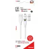 USB-Kabel 2GO 797317 1m USB B USB C/Micro-USB B/Lightning Weiß