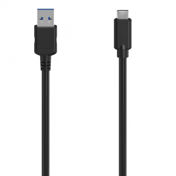 Hama 00300061 USB-Kabel USB 3.2 Gen 1 (3.1 Gen 1) 1,5 m USB-C USB-A Schwarz