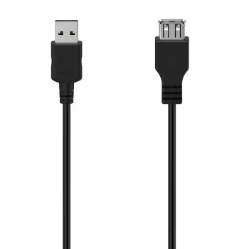 Hama 00300073 USB-Kabel USB 2.0 3 m USB A Schwarz