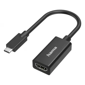 Video-Adapter HAMA USB-C auf HDMI Ultra-HD 4K (Modell 00300087) – passive Verbindung für Video/Audio