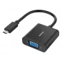 Hama 00300088 Videokabel-Adapter USB Typ-C VGA (D-Sub) Schwarz