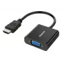 HAMA HDMI auf VGA Adapter Classic Line 00300091 — HDMI (Eingang) auf VGA (Ausgang), Full HD 1080p