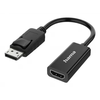 HAMA DisplayPort-auf-HDMI-Adapter Classic Line 00300092 — Ultra-HD 4K, passiver Adapter