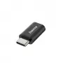 Hama 00300095 Micro-USB B Adapter USB Type-C Stecker Schwarz