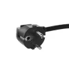 ACT Stromverlängerungskabel CEE 7/7 Stecker (abgewinkelt) - CEE 7/7 Buchse schwarz 10 m