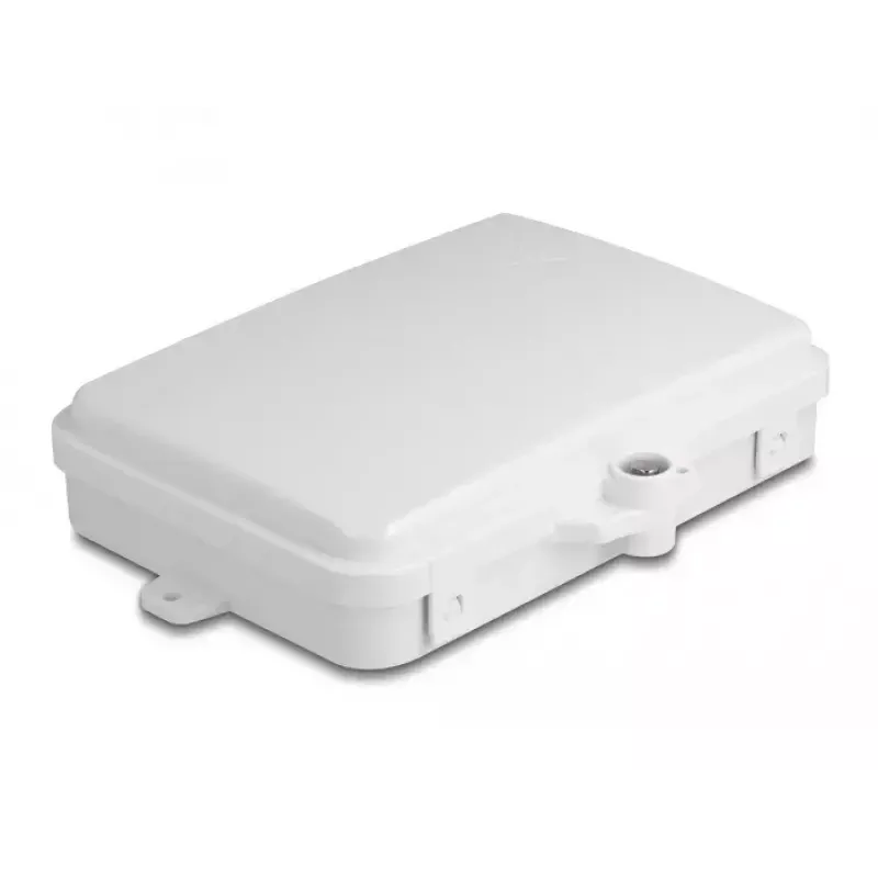 DeLOCK Glasfaser-Verteilerbox 6 Ports IP65 wasserdicht Weiß