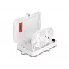 DeLOCK Glasfaser-Verteilerbox 6 Ports IP65 wasserdicht Weiß