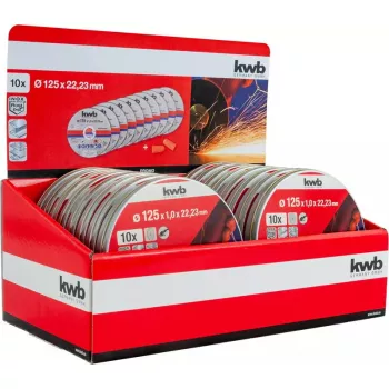 Trennscheibe kwb Dünne Trennscheibe Set 10 Stück Flachbett für Blech