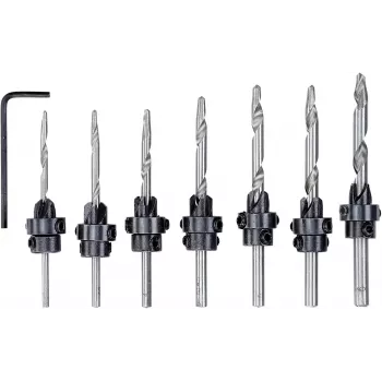 Senkbohrer-Set KWB 513190 Gehärteter Stahl 11mm Tiefe 205mm Höhe