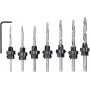 Senkbohrer-Set KWB 513190 Gehärteter Stahl 11mm Tiefe 205mm Höhe
