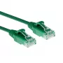 ACT Grün 0,15 m LSZH U/UTP CAT6 Datacenter-Slimline-Patchkabel mit rastnasenschutzlosen RJ45-Steckern
