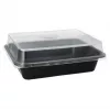 Einweg-Lebensmittelbehälter Papstar 96552 Polypropylen Schwarz 227x178x45mm