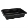 Einweg-Lebensmittelbehälter Papstar 96552 Polypropylen Schwarz 227x178x45mm
