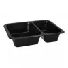 Einweg-Lebensmittelbehälter Papstar 96553 Polypropylen Schwarz 227x178x45mm