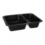 Einweg-Lebensmittelbehälter Papstar 96553 Polypropylen Schwarz 227x178x45mm