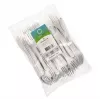 Einweggabel Papstar 96427 Polypropylen 50 Stück Weiß 185 mm