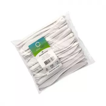 Einweg-Gabel Papstar 96428 Polypropylen 50 Stück Weiß 185 mm