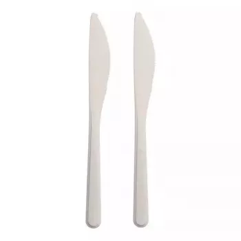 Einweg-Gabel Papstar 96428 Polypropylen 50 Stück Weiß 185 mm