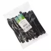 Einweggabel Papstar 96436 Polystyrol 50 Stück Schwarz 185 mm