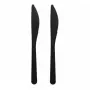 Einweggabel Papstar 96436 Polystyrol 50 Stück Schwarz 185 mm