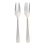 Einweggabeln Papstar 96462 Polypropylen 100 Stück Weiß 190 mm