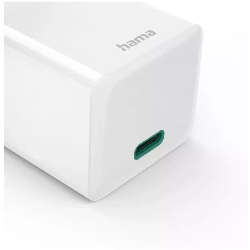 Hama 00125139 mobiles Ladegerät Headset, Powerbank, Smartphone, Tablet Weiß AC Schnellladung Innenbereich