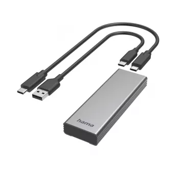 SSD-Gehäuse Hama 00200764 Grau M.2 10 Gbit/s USB Type-C