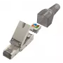 Hama 00200773 Netzwerkkabel Grau Cat6a