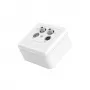 Hama 00205354 Antennensteckdose 2x SAT + TV + Radio Weiß