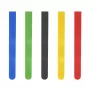 Hama 00221004 Kabelbinder Klett-Kabelbinder Nylon Schwarz, Blau, Grün, Rot, Gelb 5 Stk.