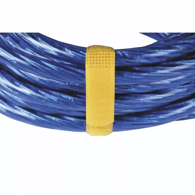 Hama 00221004 Kabelbinder Klett-Kabelbinder Nylon Schwarz, Blau, Grün, Rot, Gelb 5 Stk.