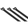Hama 00221008 Kabelbinder Klett-Kabelbinder Nylon, Polypropylen (PP) Schwarz 20 Stück