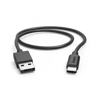 Hama 00201705 USB-Kabel USB 2.0 0,5 m USB A USB C Schwarz