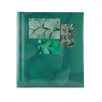 Fotoalbum HAMA Singo II Grün — Spiralbindung, 20 Blätter, 280×310 mm
