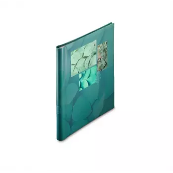 Fotoalbum HAMA Singo II Grün — Spiralbindung, 20 Blätter, 280×310 mm