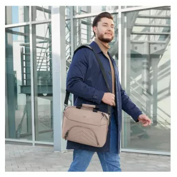 Hama Premium Lightweight 35,8 cm (14,1 Zoll) Toploader-Tasche Beige