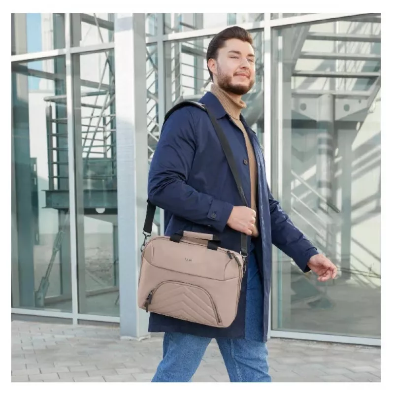 Hama Premium Lightweight 35,8 cm (14,1 Zoll) Toploader-Tasche Beige