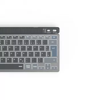 Hama WK-700 Tastatur Home/Office Bluetooth QWERTZ Deutsch Anthrazit, Schwarz, Blau